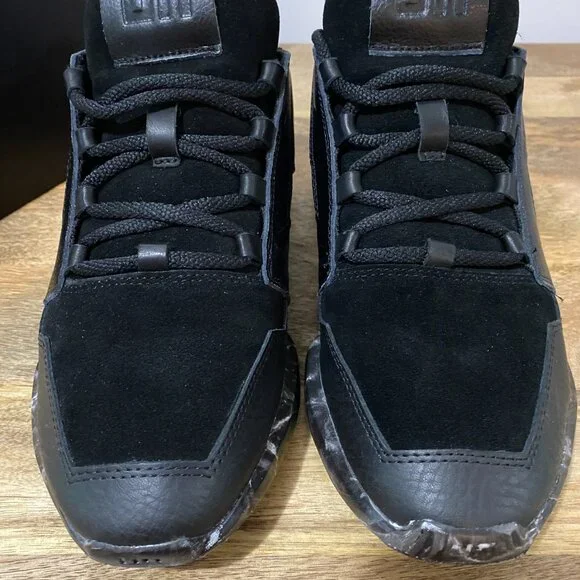 United Nude Space Kick Jet Lo, Black Marble Sneakers - Lightly Worn